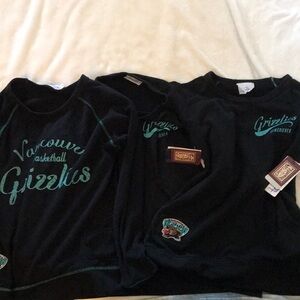 Touch By Alyssa Milano Vancouver Grizzlies Reversible Sweatshirt Women’s S NWT